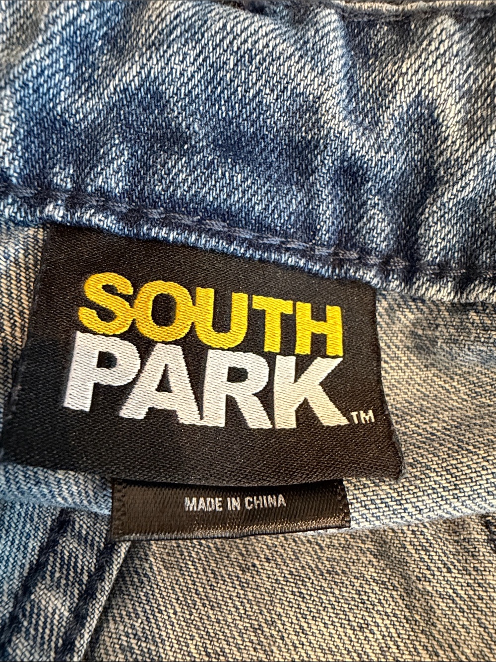 South Park Jeans Wide Leg Baggy Skater Juniors Size 17 Rare Y2K-era Pop Culture - Picture 4 of 7